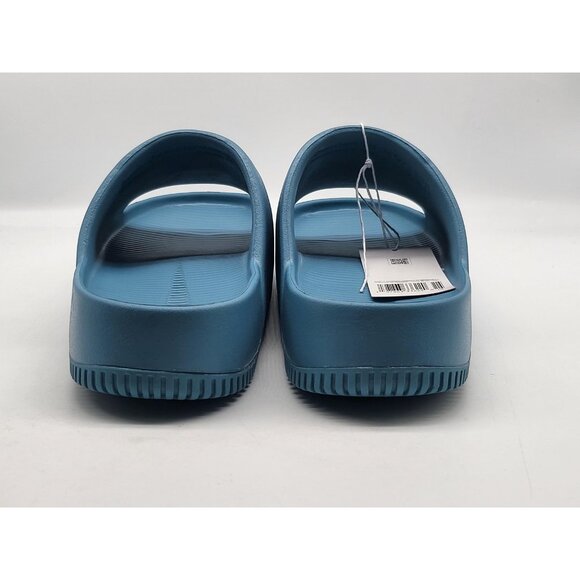 Nike Calm Slide Shoes Mens Size 10 Smokey Blue Slip On Rubber Sandals FD4116 005